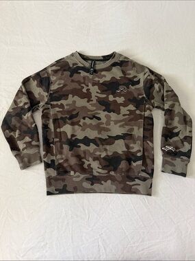 Lazypants Camo Crewneck Sweatshirt - Green Camo
